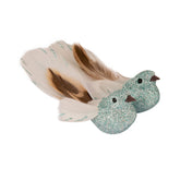 Hectarul - Set 2 decoratiuni de Craciun pentru brad pasare bleu 11x3x4 cm Cosy&Trendy